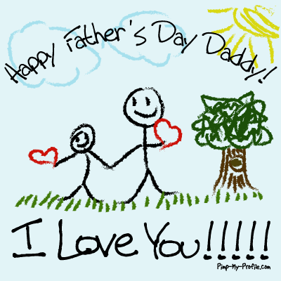 isCute.com - Happy Father's Day Daddy! I love you!
